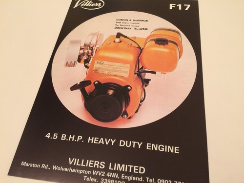 Villiers f17 engine original - f17,