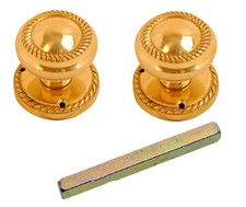 Georgian door knob polished - georgian,