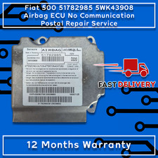 Fiat 500 51782985 5WK43908 Airbag ECU No Communication Postal Repair Service
