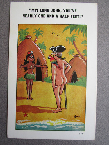 Saucy postcard comic sapphire - postcard,