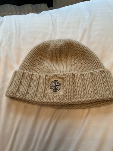 Stone island beanie hat beige - hat,