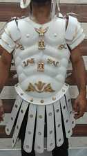 White Roman Armor Muscle Body