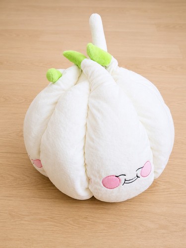 Cute garlic plush - bed, soft