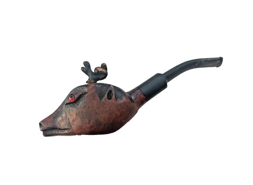Vintage novelty briar pipe - vintage,