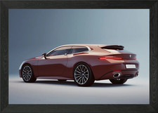 Maroon BMW Concept Car Rear