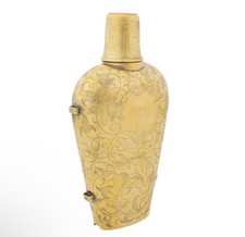 Fine Russian Silver-Gilt Hunting Flask Johann Bernhard Hertz, St Petersburg 1849