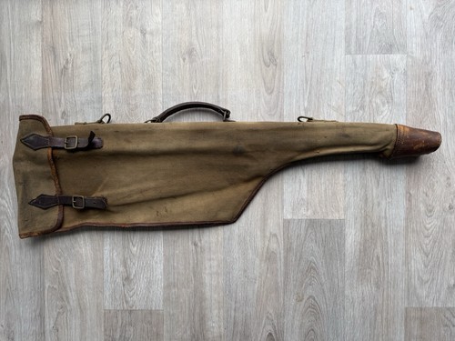 Antique canvas gun case early - canvas,