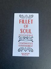 LIVE AND LET DIE FILLET OF