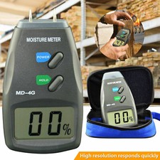 Digital Moisture Detector Damp Meter Wood Brick Screed Wallpaper Caravan Tester