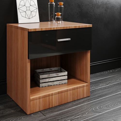 Bedroom furniture high - bedroom, gloss