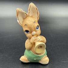 Pendelfin Phumf Collectible Rabbit in Green Pants with Horn Figure Figurine RARE