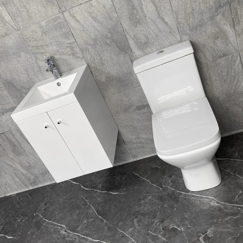 Cloakroom vanity suite alpine - vanity,