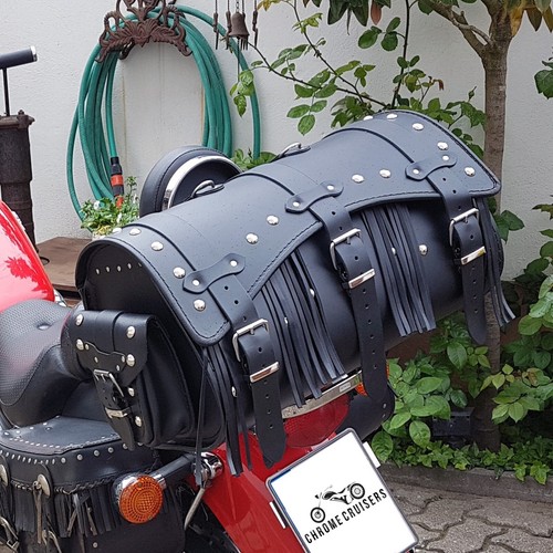 Motorcycle sissy bar - bag,, real