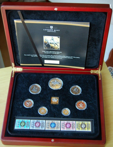 Qeii 1977 silver jubilee - silver,