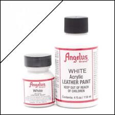 Angelus Brand Acrylic Leather Paint for Shoes / Sneakers / Bags - White  1oz/4oz