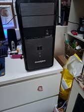 Full Computer Set Up Tower Screen Keyboards Mouse And Wires