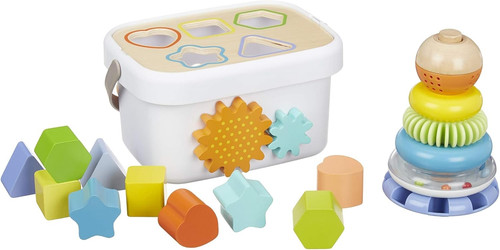 Wooden shape sorter and - wooden,