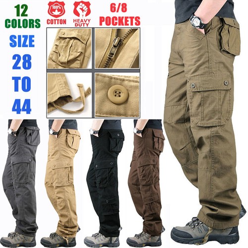 Men cargo trousers cotton - cargo,