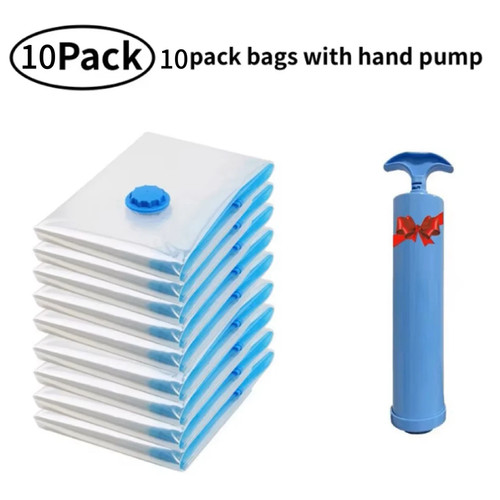 Vacuum storage bags with - storage,