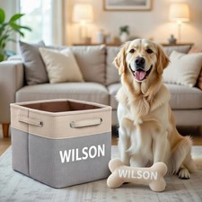 Personalised dog toy box - box, free