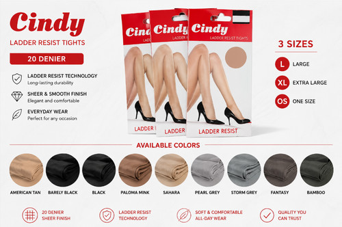 Pairs cindy denier sheer - pairs,
