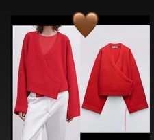 Zara 100% WOOL CROPPED KIMONO