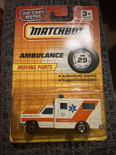 Matchbox 1991 ambulance - matchbox,