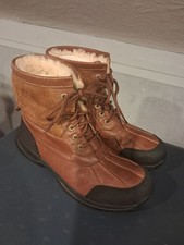 UGG Butte Boots Brown Leather