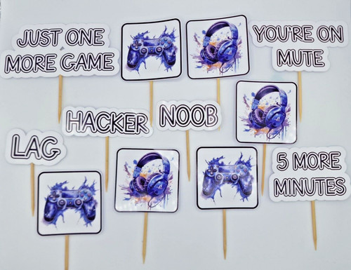 Playstation inspired cupcake - inspired,