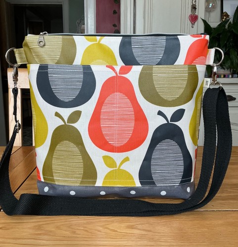 Zip top messenger bag - zip,