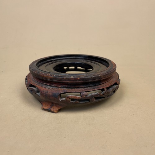 Wooden vase stand - wooden,