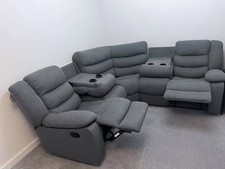 Manual Recliner Corner Sofa In