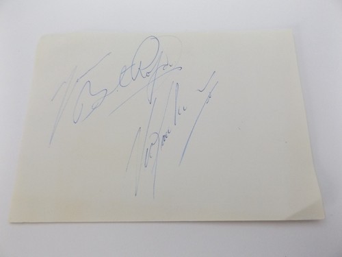 Hand signed 4 - hand, autograph