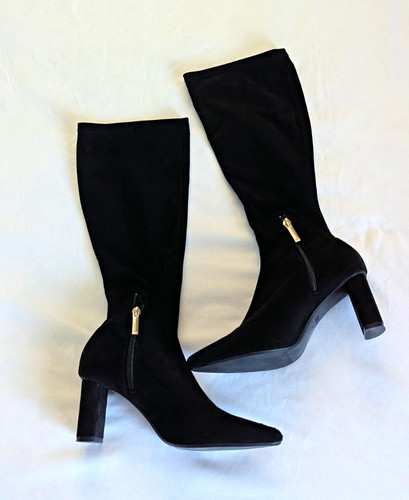 Zara women black suede - zara,
