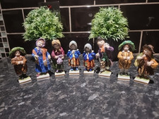 Antique German 8 Volkstedt Rudolstadt , porcelain miniatures figures  JOB LOT