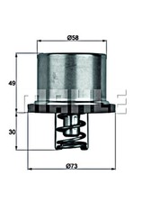 Coolant Thermostat Fits VOLVO