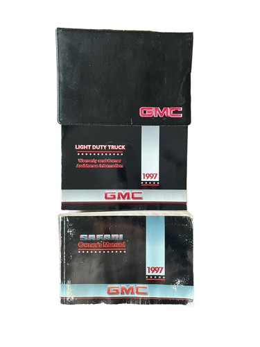 1997 gmc safari owner - owner's, manual