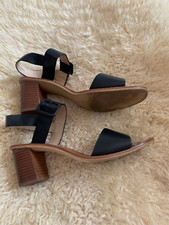 LADIES TOPSHOP BLACK LEATHER