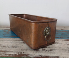 Victorian copper planter with
