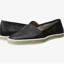 Aerosoles- women’s Fun time leather slip on shoes black loafers size 8.5