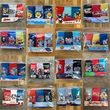 3 x Boys Character Pants Kids Baby Disney Marvel Briefs Underwear