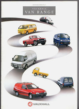 Vauxhall Van Range 1990-1991