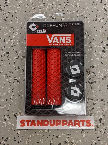 Odi vans red lock grips - odi,