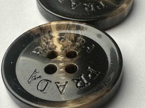 Horn prada buttons - horn, buttons,