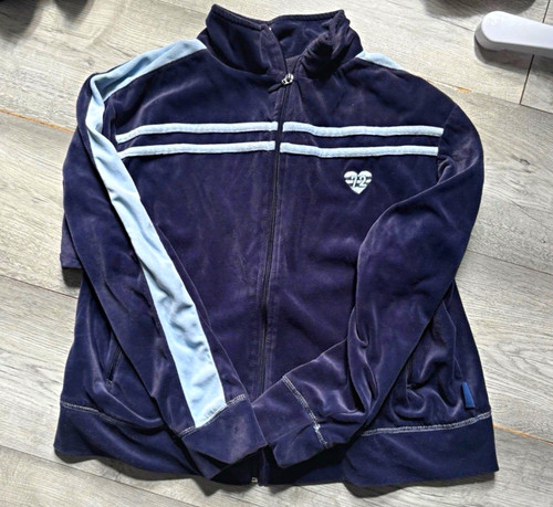 Hummel navy cotton full - navy, zip