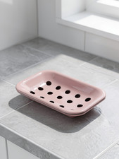 Retro styled enamel metal soap
