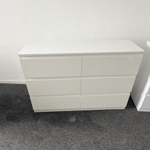 White bedside table drawers - table, 3