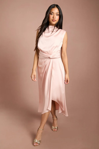 Coast blush midi dress womens - midi,