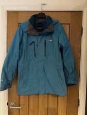Ladies Berghaus Turquoise Goretex Waterproof Jacket With Hood Size 10