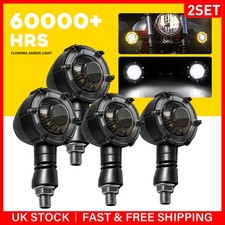 Black 12V 10mm LED Turn Signal